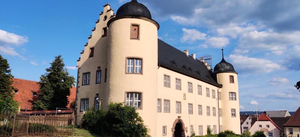 Ferienwohnung Am Hollergraben Oberschwarzach Exteriör bild